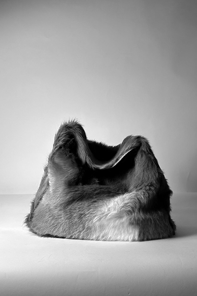 COWHIDE BAG FRONT