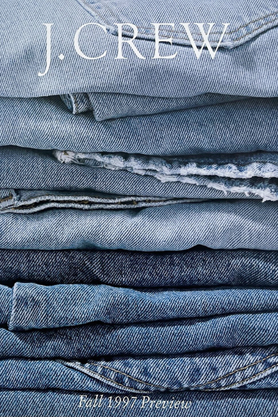 pile of blue jeans